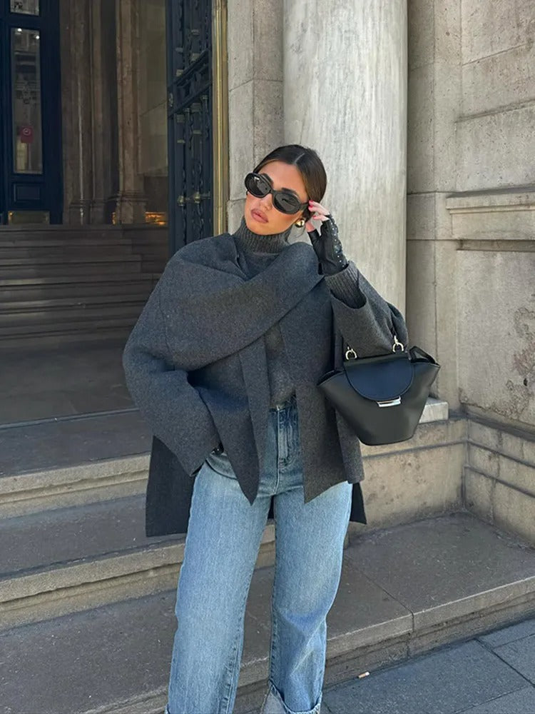 Elif | Abrigo Tipo Capa Edición Limitada