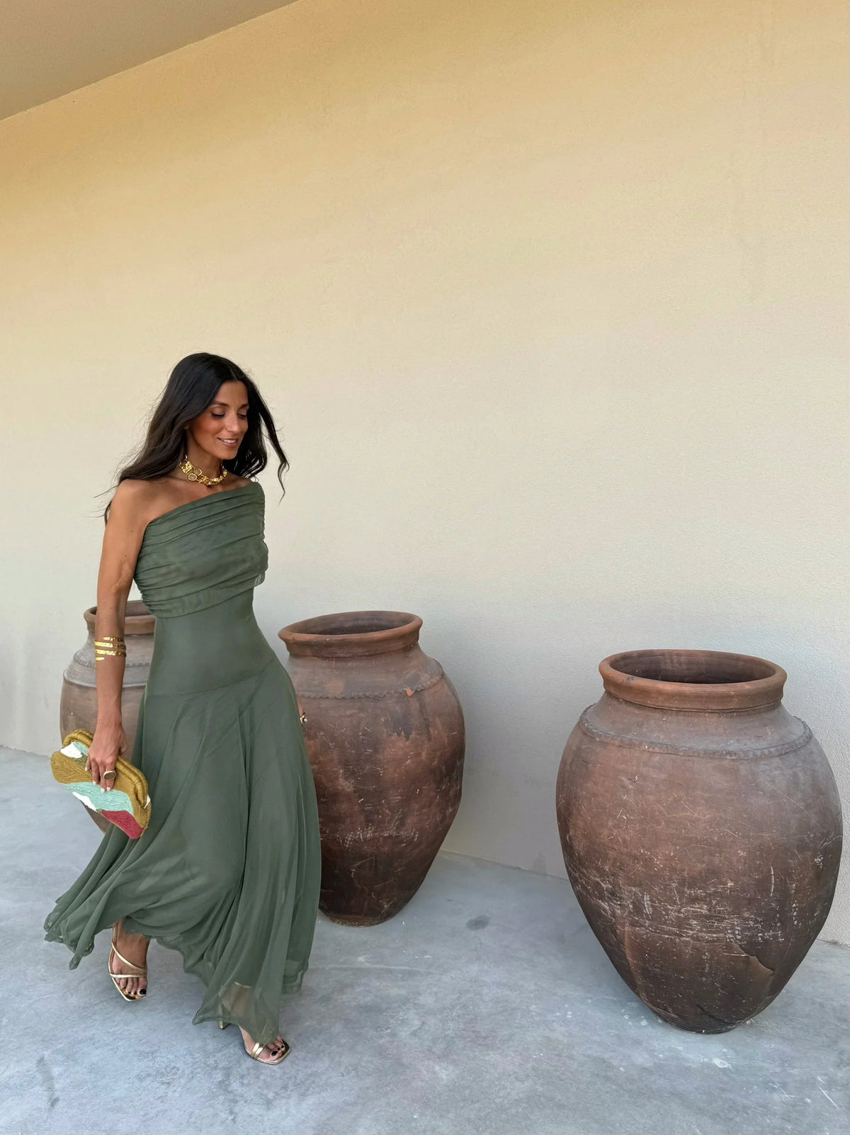 Vestido Toledo en Verde