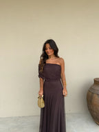 Vestido Toledo en color marrón