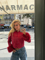 Amour | Chaqueta Estructurada Roja