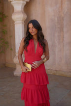 Vestido Manila en rojo