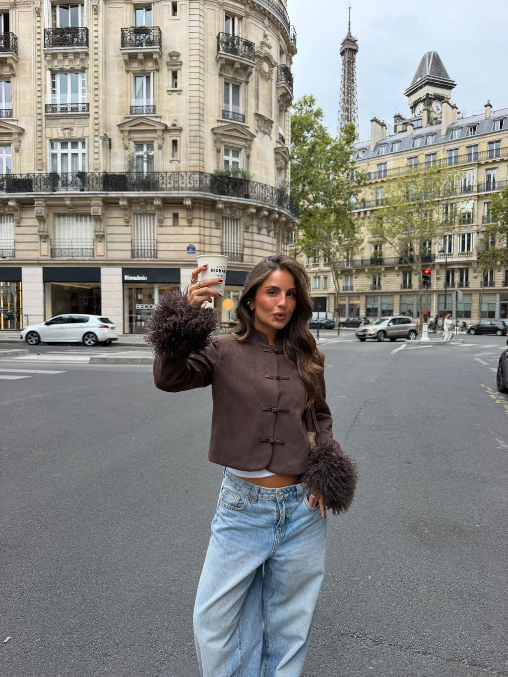 Amour | Chaqueta Estructurada Marrón