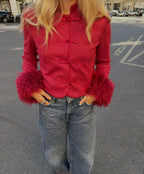 Amour | Chaqueta Estructurada Roja