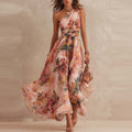 Elvira | Vestido Floral con Hombro Descubierto