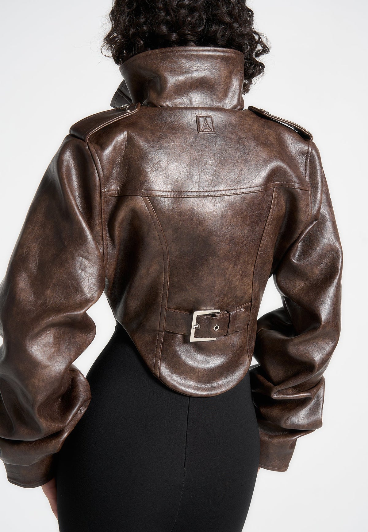 Solange | Chaqueta Corsé Efecto Cuero Vintage