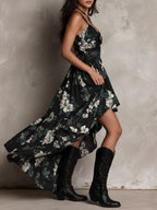 Novella | Vestido Floral sin Tirantes