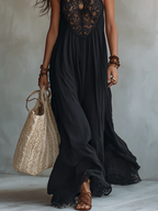 Zaira | Vestido con Encaje Bohemio