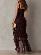 Carmela | Vestido Floral con Volantes