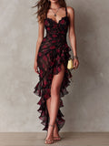 Carmela | Vestido Floral con Volantes