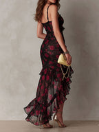Carmela | Vestido Floral con Volantes