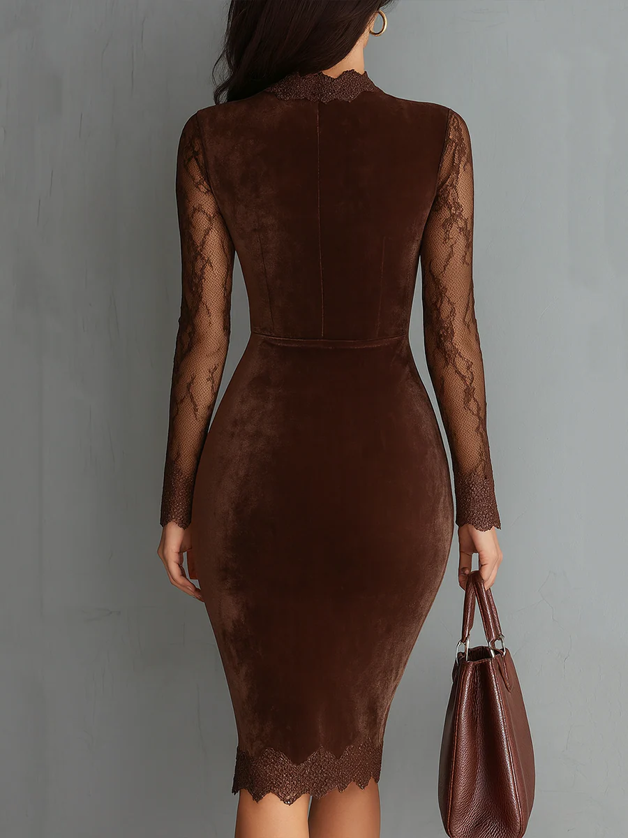 Ariadna | Vestido Mini de Terciopelo