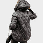 Christina™ | Chaqueta con capucha estilo patchwork