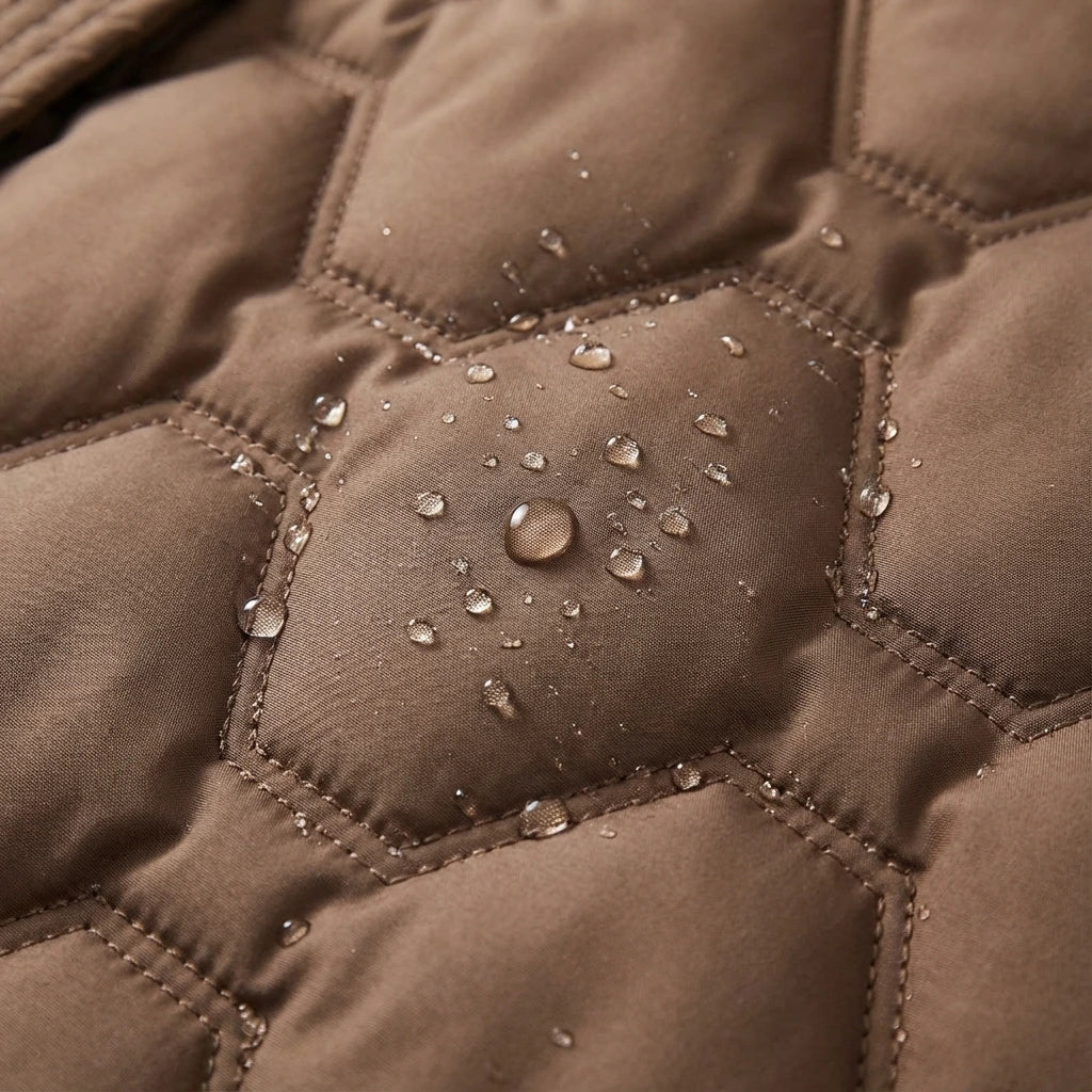 Lumiere™ | Abrigo largo acolchado con capucha