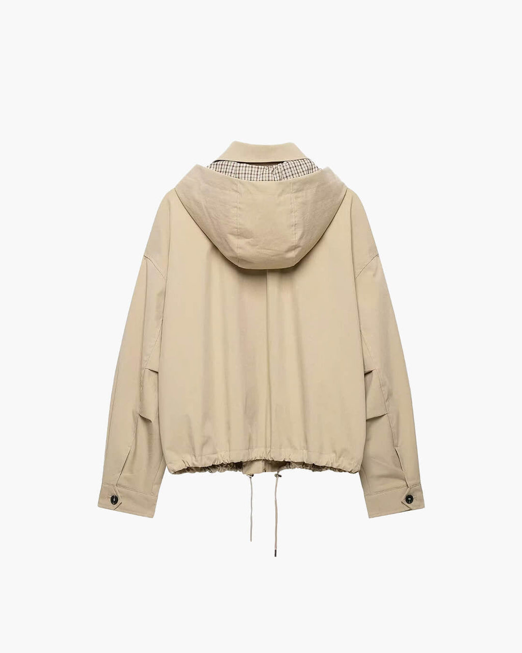 Ángela | Chaqueta Corta con Capucha y Cordón