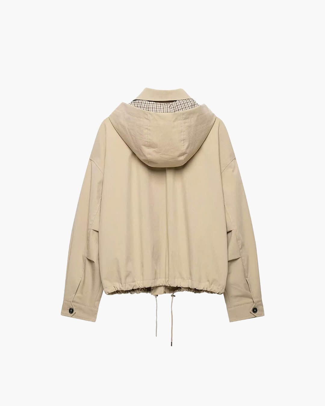 Ángela | Chaqueta Corta con Capucha y Cordón