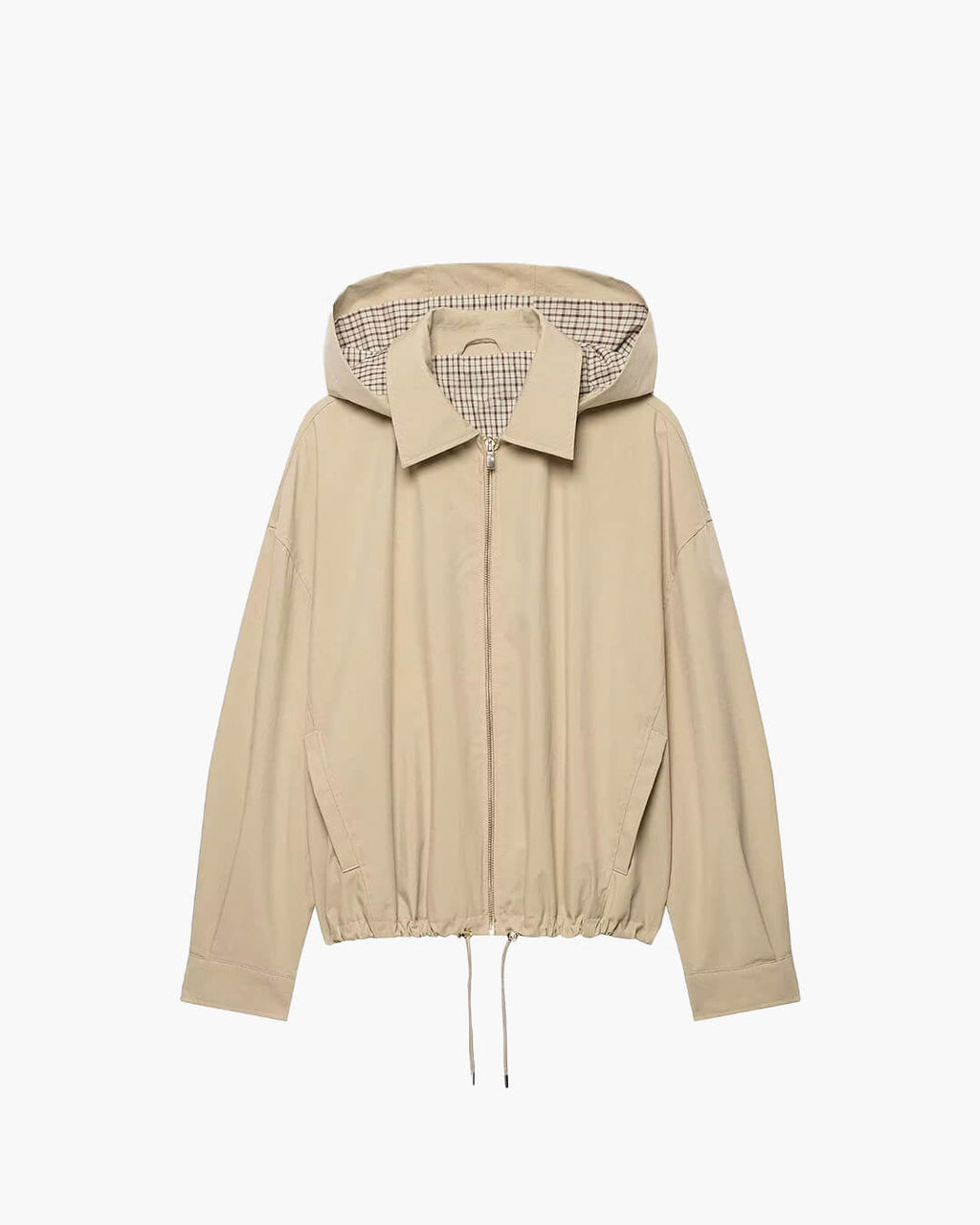 Ángela | Chaqueta Corta con Capucha y Cordón