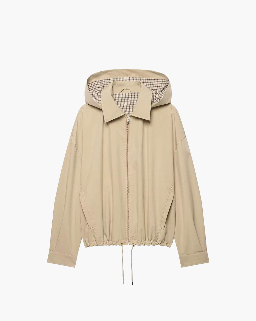 Ángela | Chaqueta Corta con Capucha y Cordón