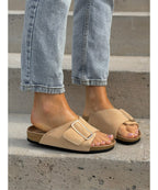 Sandalias LOSATO Miami Beige en Piel Natural